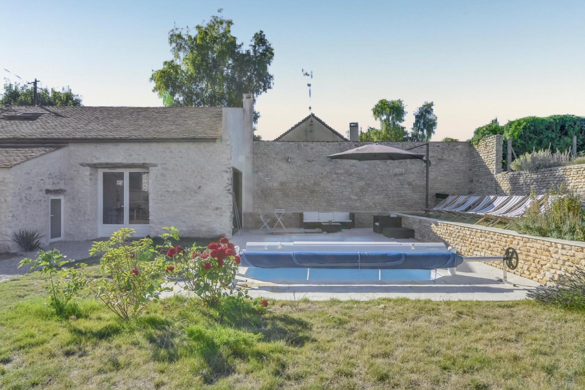 Villa de 6 chambres avec piscine privee terrasse amenagee et wifi a Amponville Esterno foto