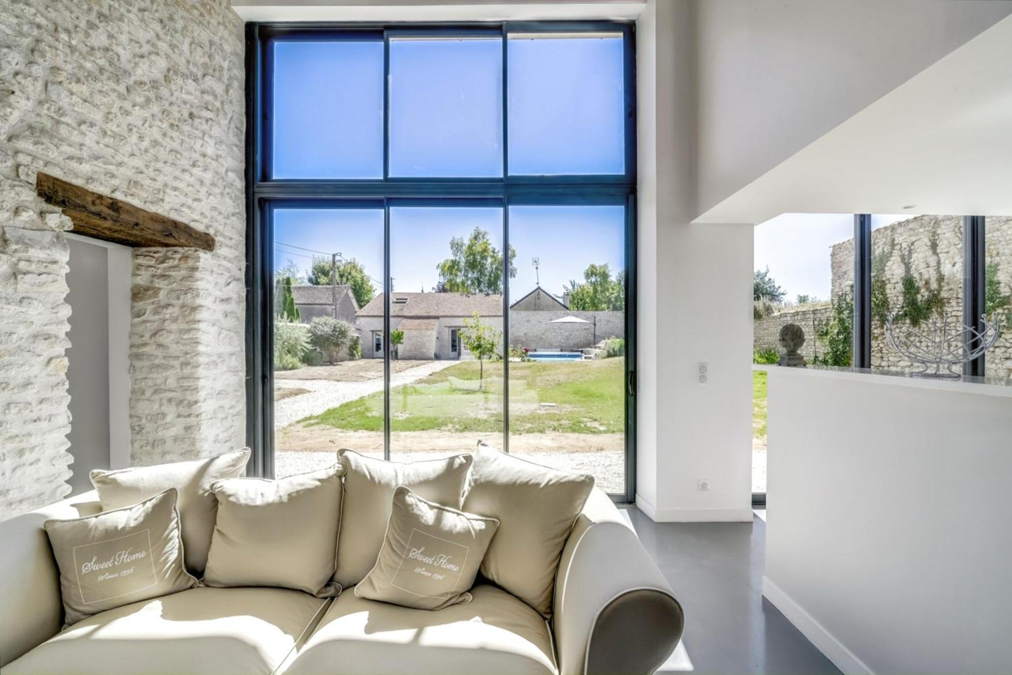 Villa de 6 chambres avec piscine privee terrasse amenagee et wifi a Amponville Esterno foto