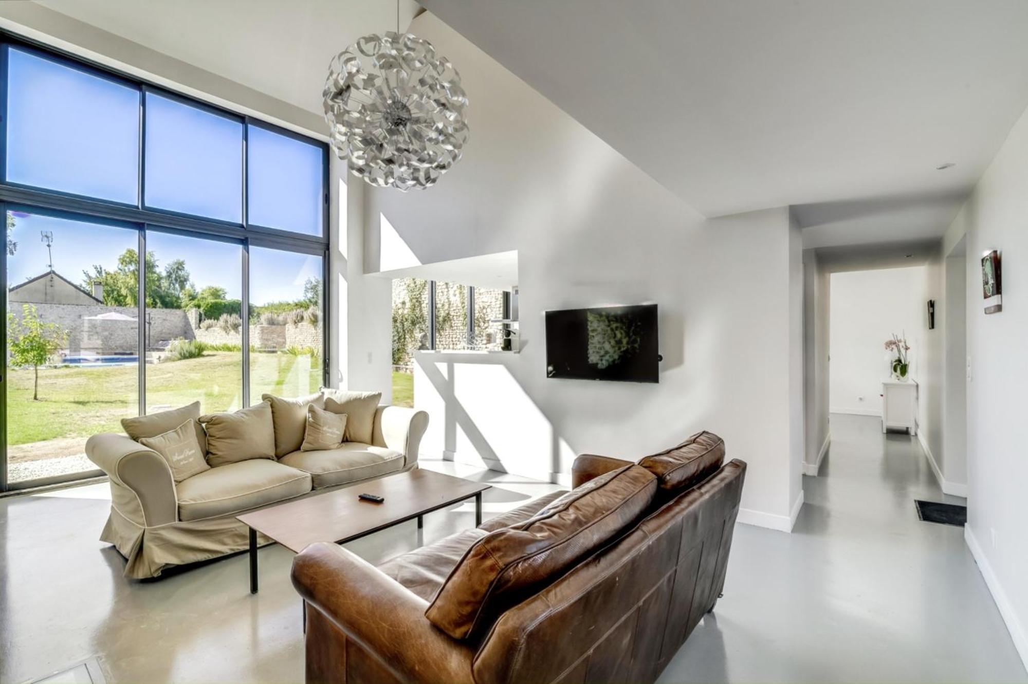 Villa de 6 chambres avec piscine privee terrasse amenagee et wifi a Amponville Esterno foto
